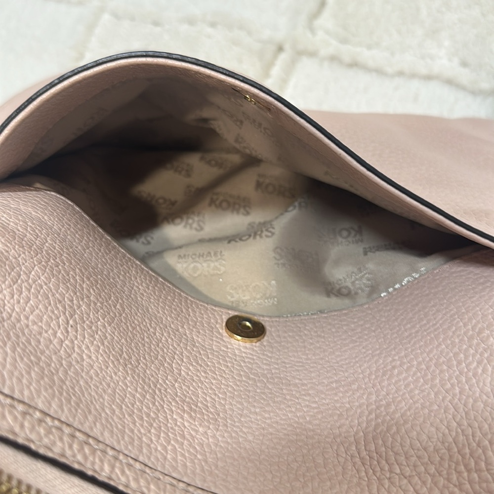 MICHAEL MICHAEL KORS Pebbled Soft Pink Shoulderbag Crossbody-Bag - Picture 7 of 16